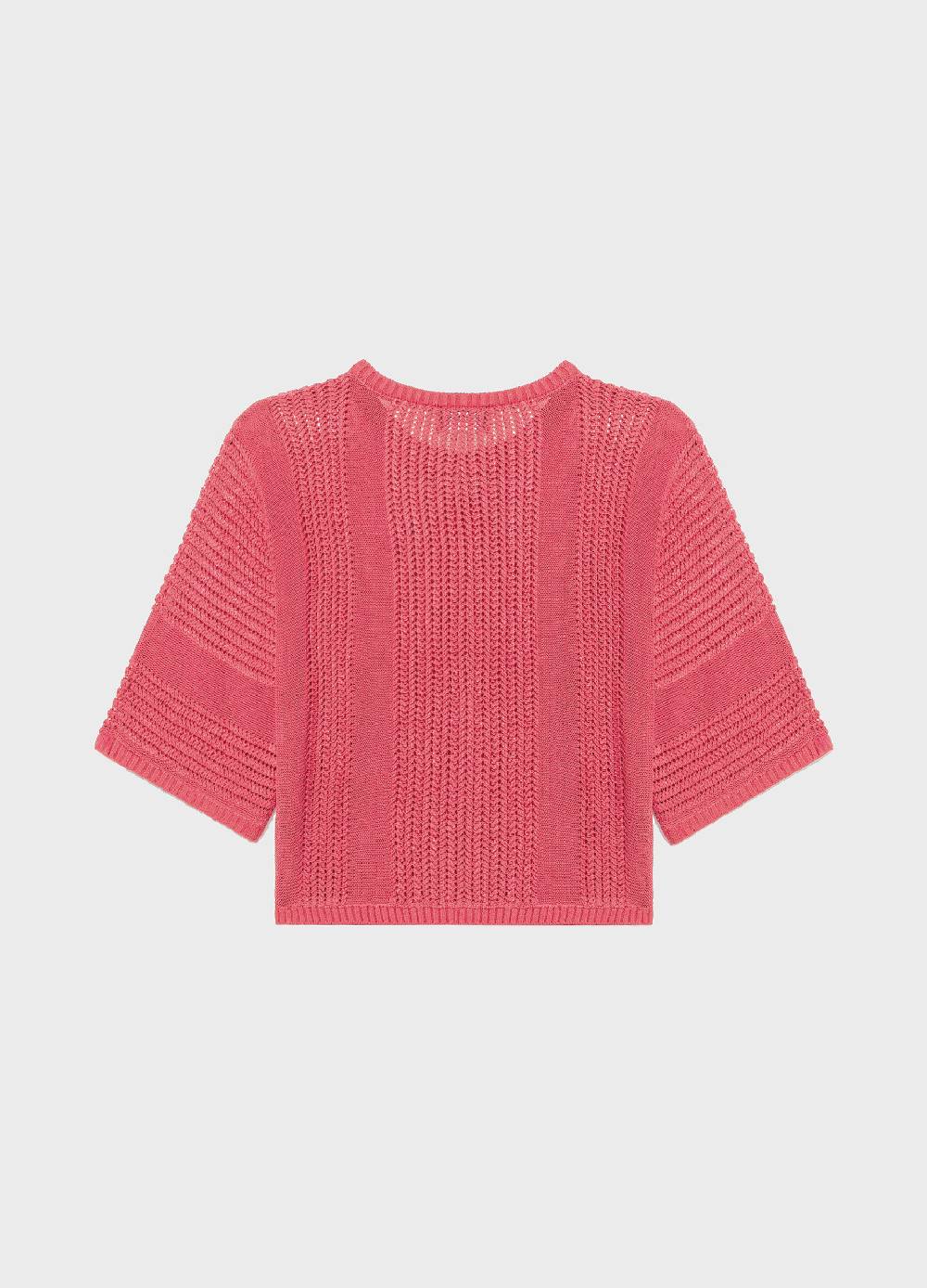 LES COPAINSMaglia tricot effetto traforato Online