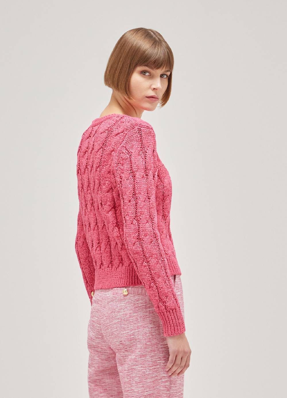 LES COPAINSMaglione tricot a trecce Outlet