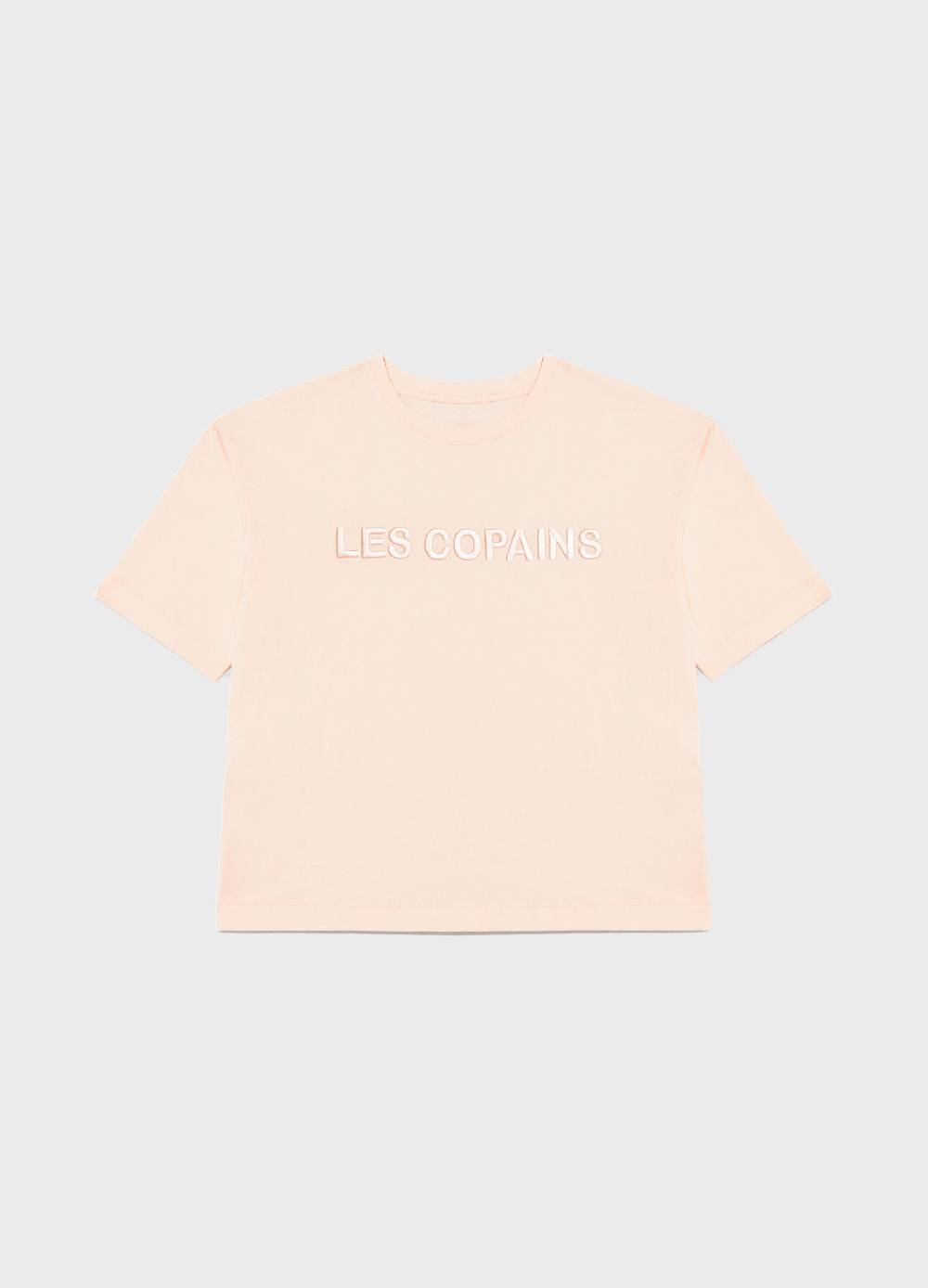 LES COPAINST-shirt boxy in cotone Saldi