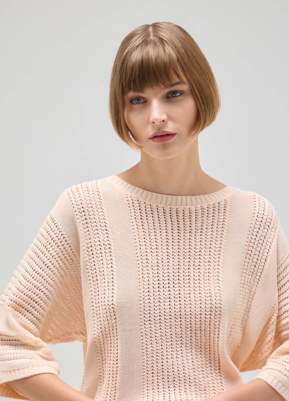 LES COPAINSMaglia tricot effetto traforato Offerte
