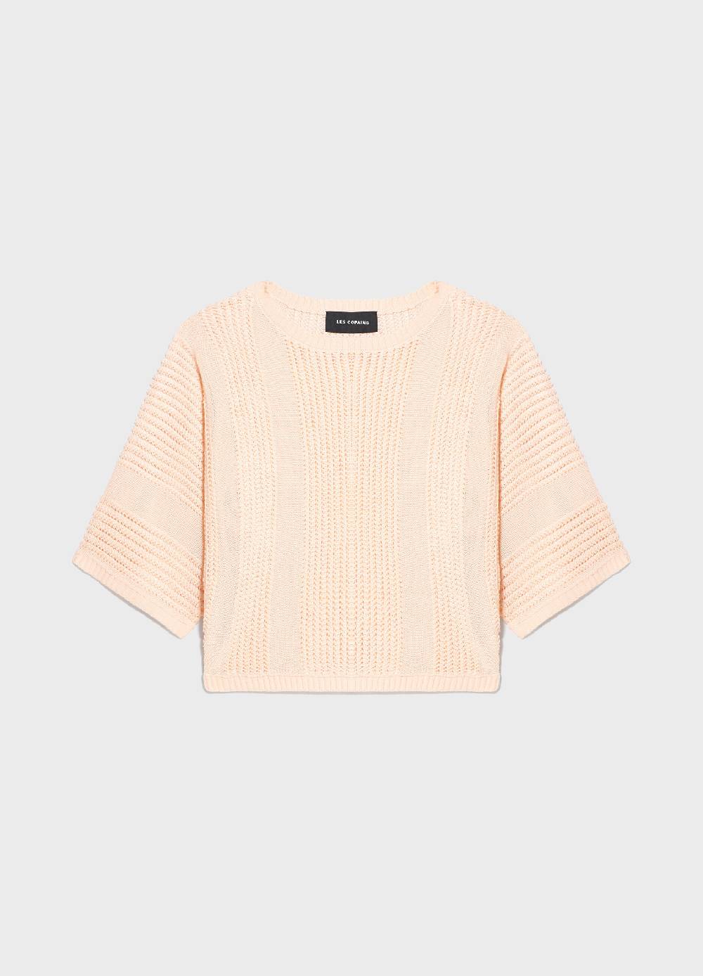 LES COPAINSMaglia tricot effetto traforato Offerte