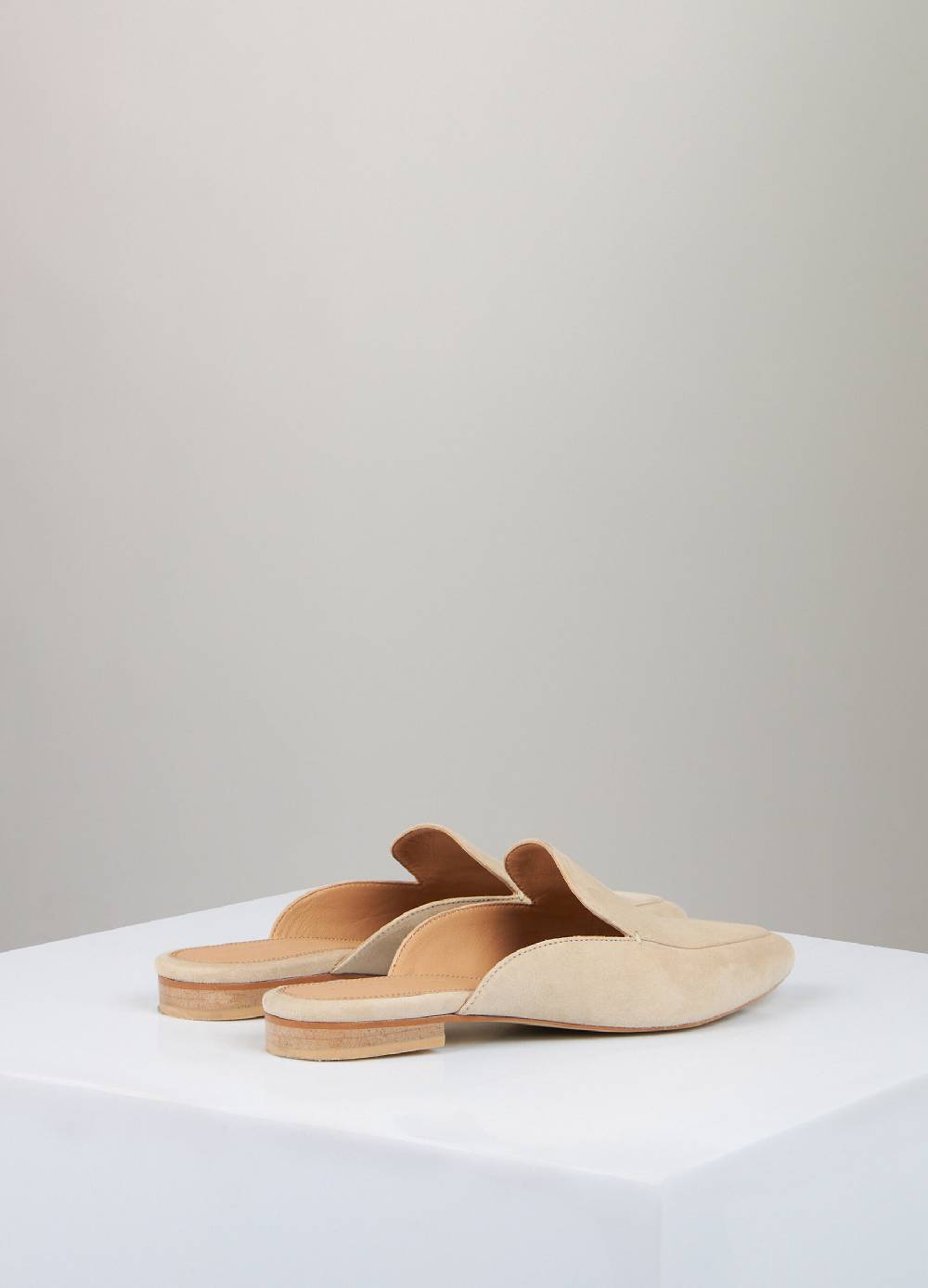 LES COPAINSMule mocassino in suede Vendita Economica