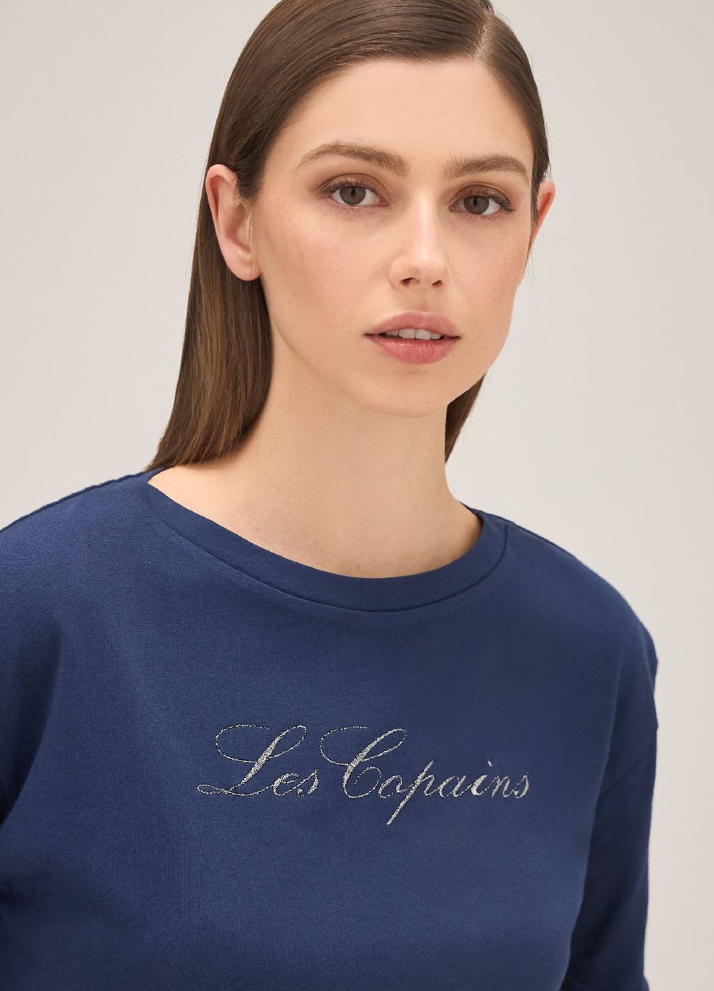 LES COPAINST-shirt in puro cotone con lettering Negozio