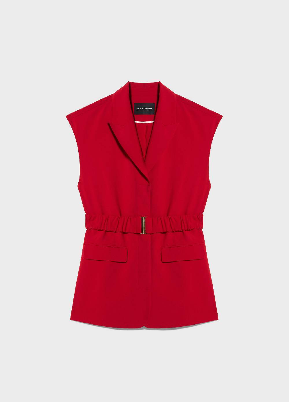 LES COPAINSGilet in misto viscosa In Saldo