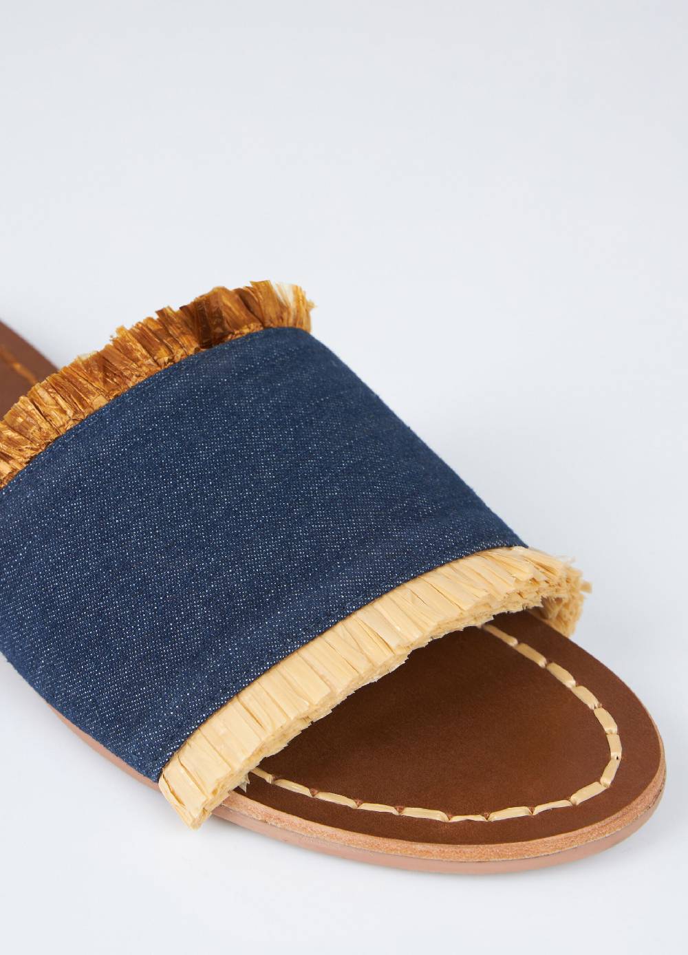 LES COPAINSSandali bassi in denim Spedizione Gratuita