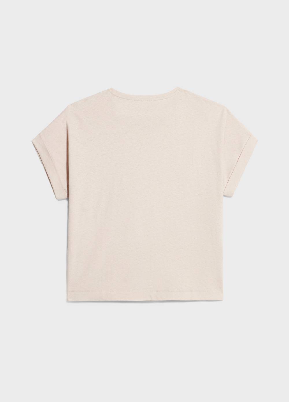 LES COPAINST-shirt in lino e cotone Qualità Garantita