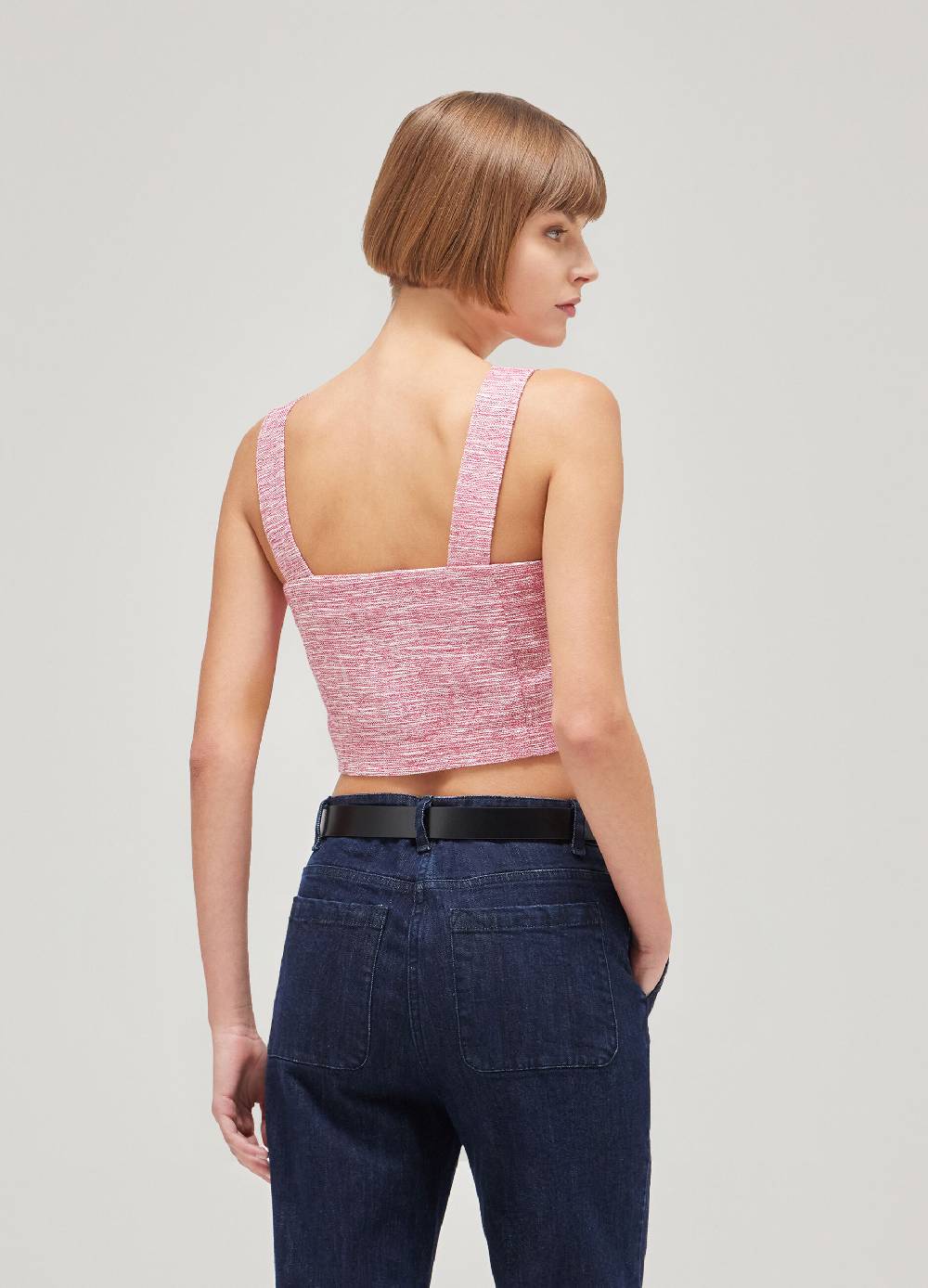 LES COPAINSTop misto cotone effetto tweed Negozi Online