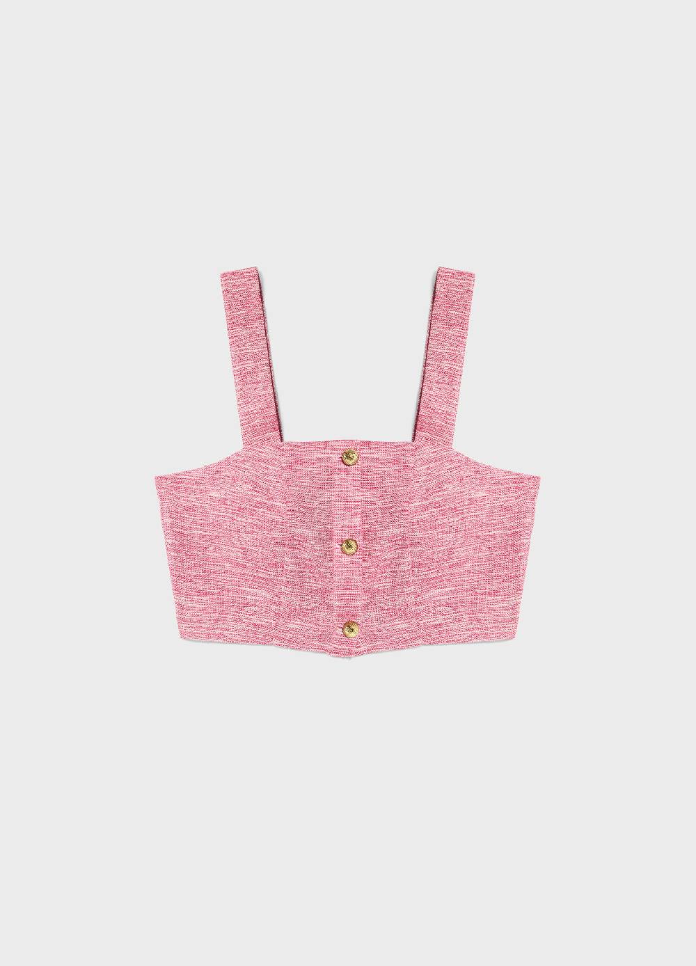 LES COPAINSTop misto cotone effetto tweed Negozi Online