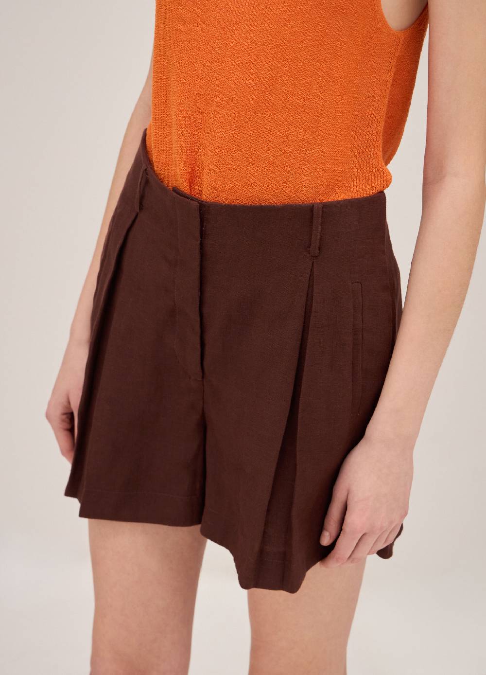 LES COPAINSShorts bermuda in lino Shopping Online