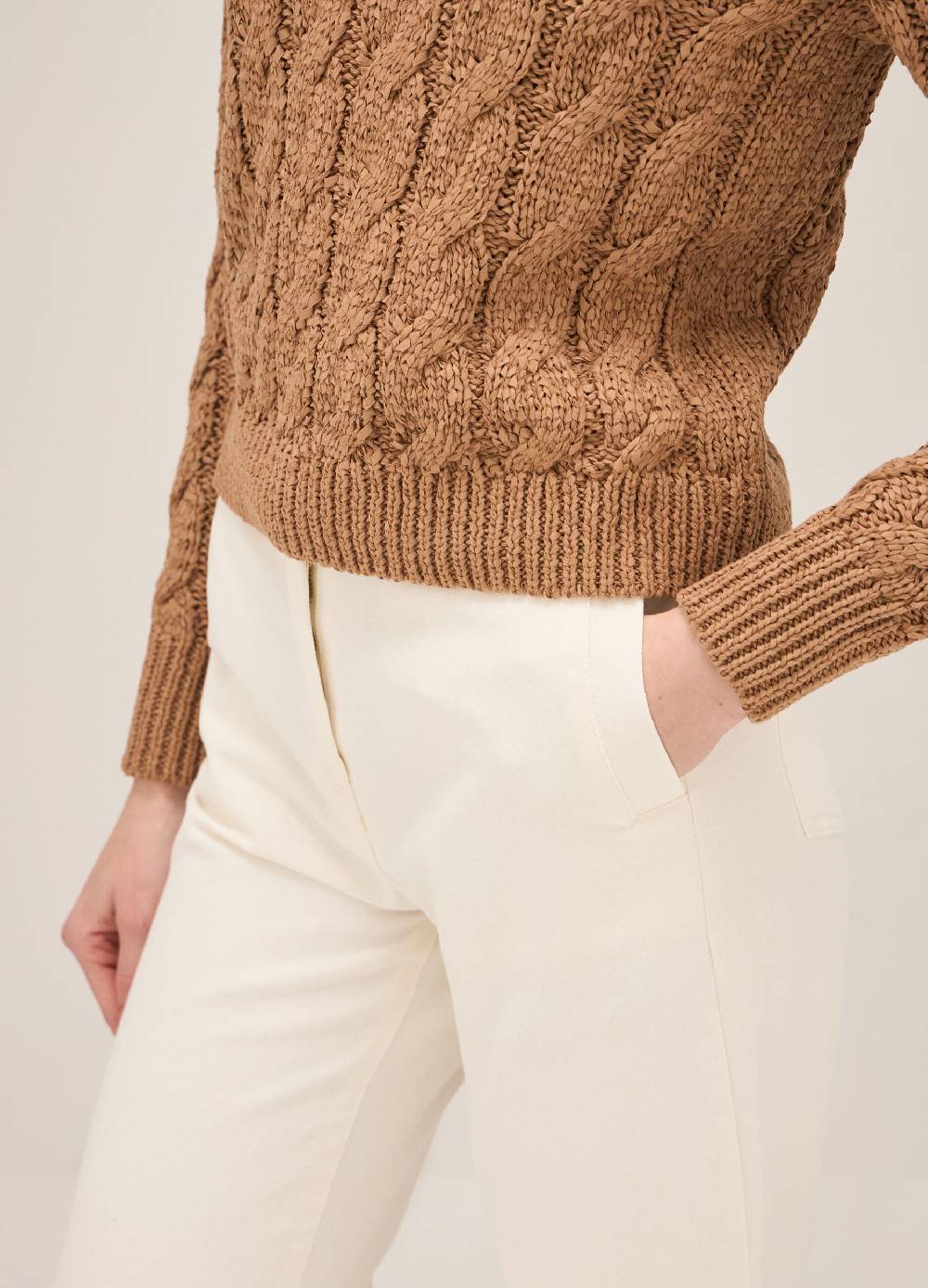 LES COPAINSDenim stile culotte in cotone Offerta