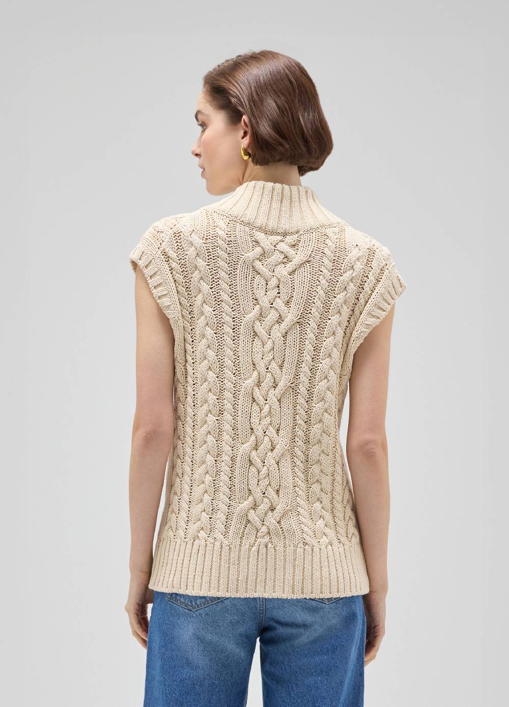 LES COPAINSGilet tricot a trecce Online
