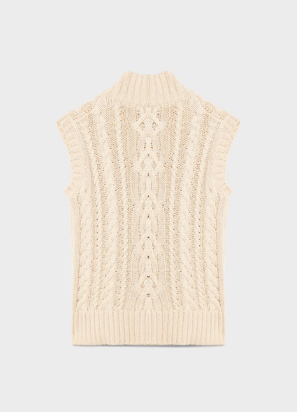 LES COPAINSGilet tricot a trecce Online