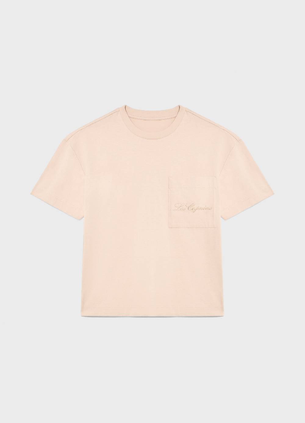 LES COPAINST-shirt con logo in puro cotone In Vendita