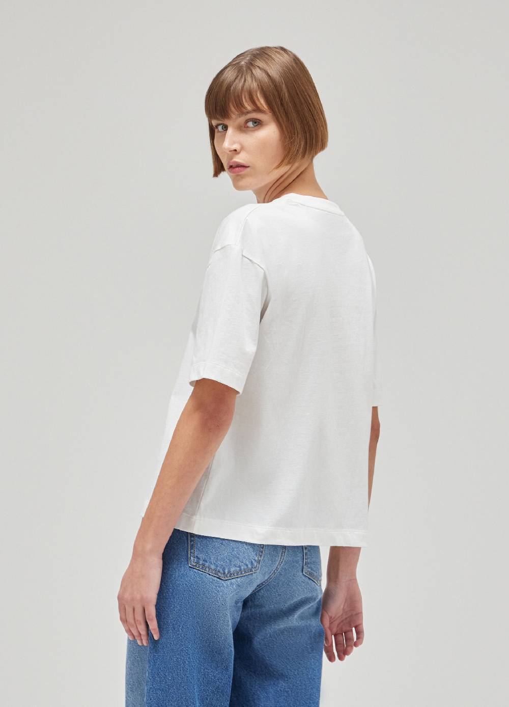 LES COPAINST-shirt boxy in cotone Vendite Flash