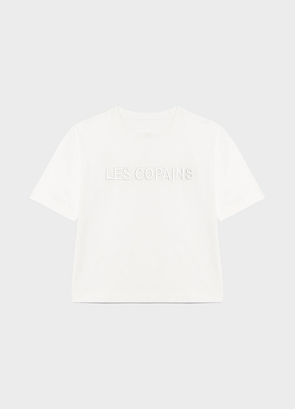 LES COPAINST-shirt boxy in cotone Vendite Flash