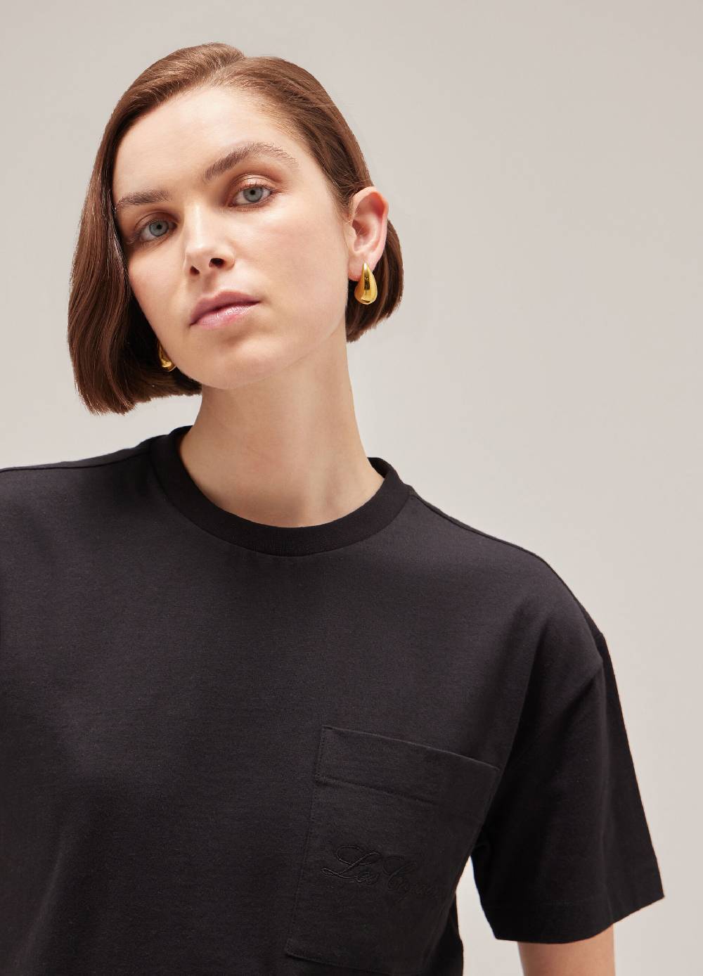 LES COPAINST-shirt con logo in puro cotone 2025