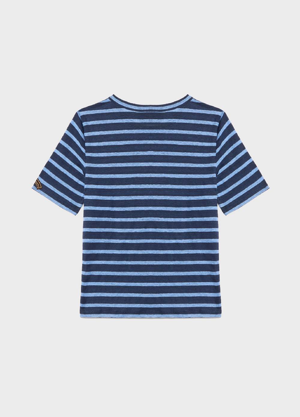 LES COPAINST-shirt a righe in lino Italia