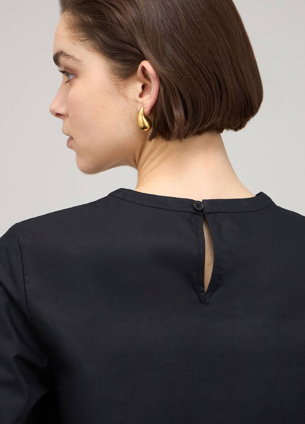 LES COPAINSBlusa in cotone con maniche a tre quarti Qualità
