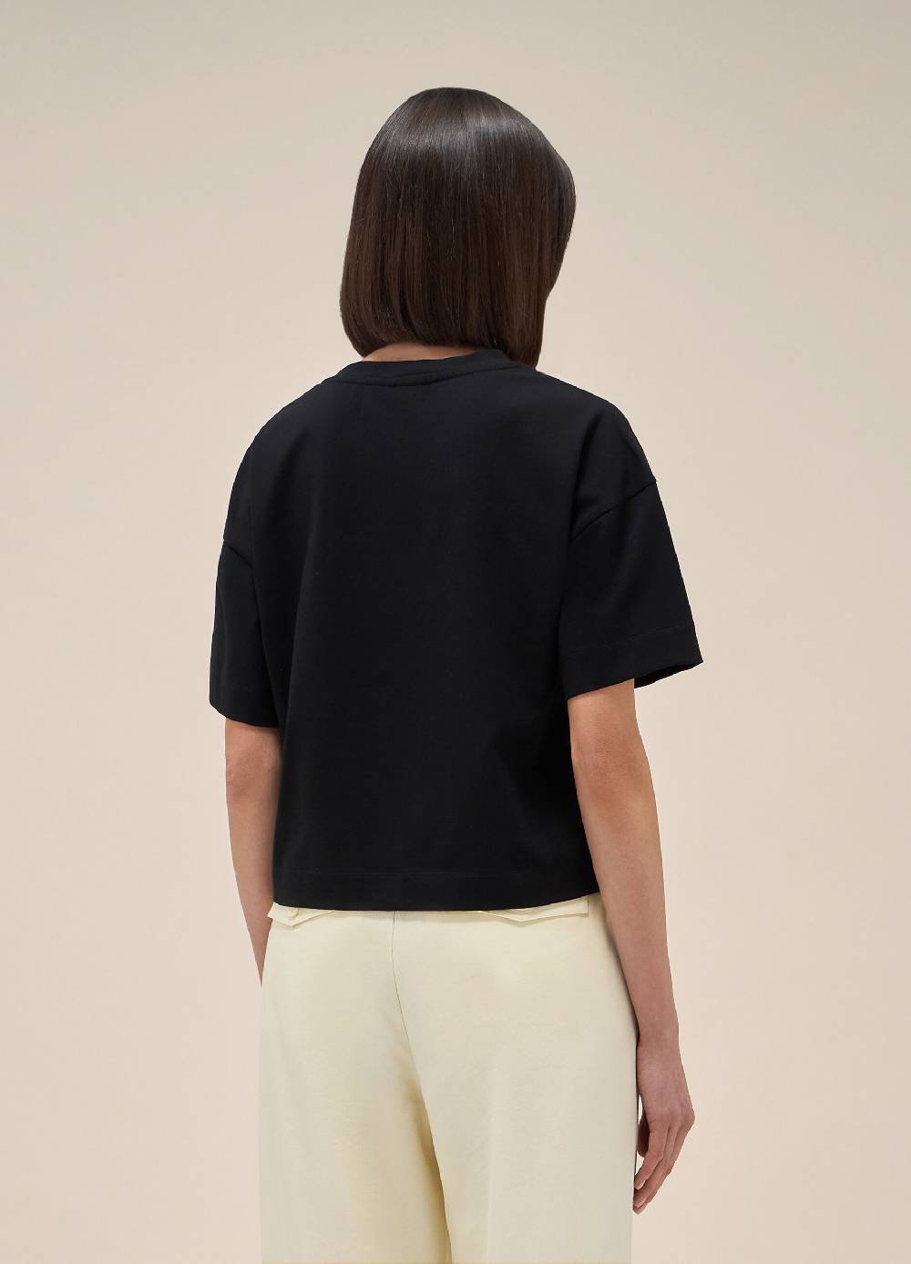 LES COPAINST-shirt a maniche corte con logo Soddisfazione Garantita