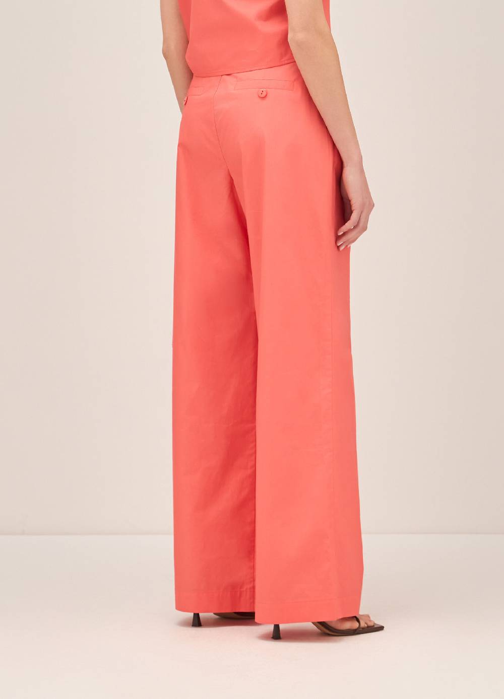LES COPAINSPantaloni straight fit in cotone Offerta temporanea