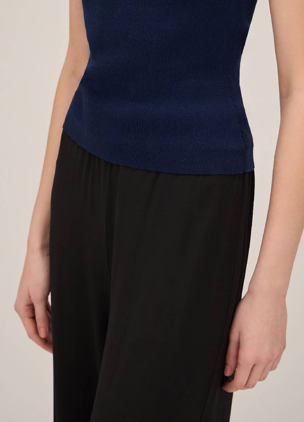 LES COPAINSPantaloni palazzo in viscosa stretch Outlet