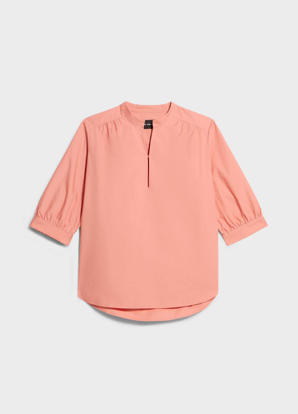 LES COPAINSBlusa in cotone manica a tre quarti Offerte