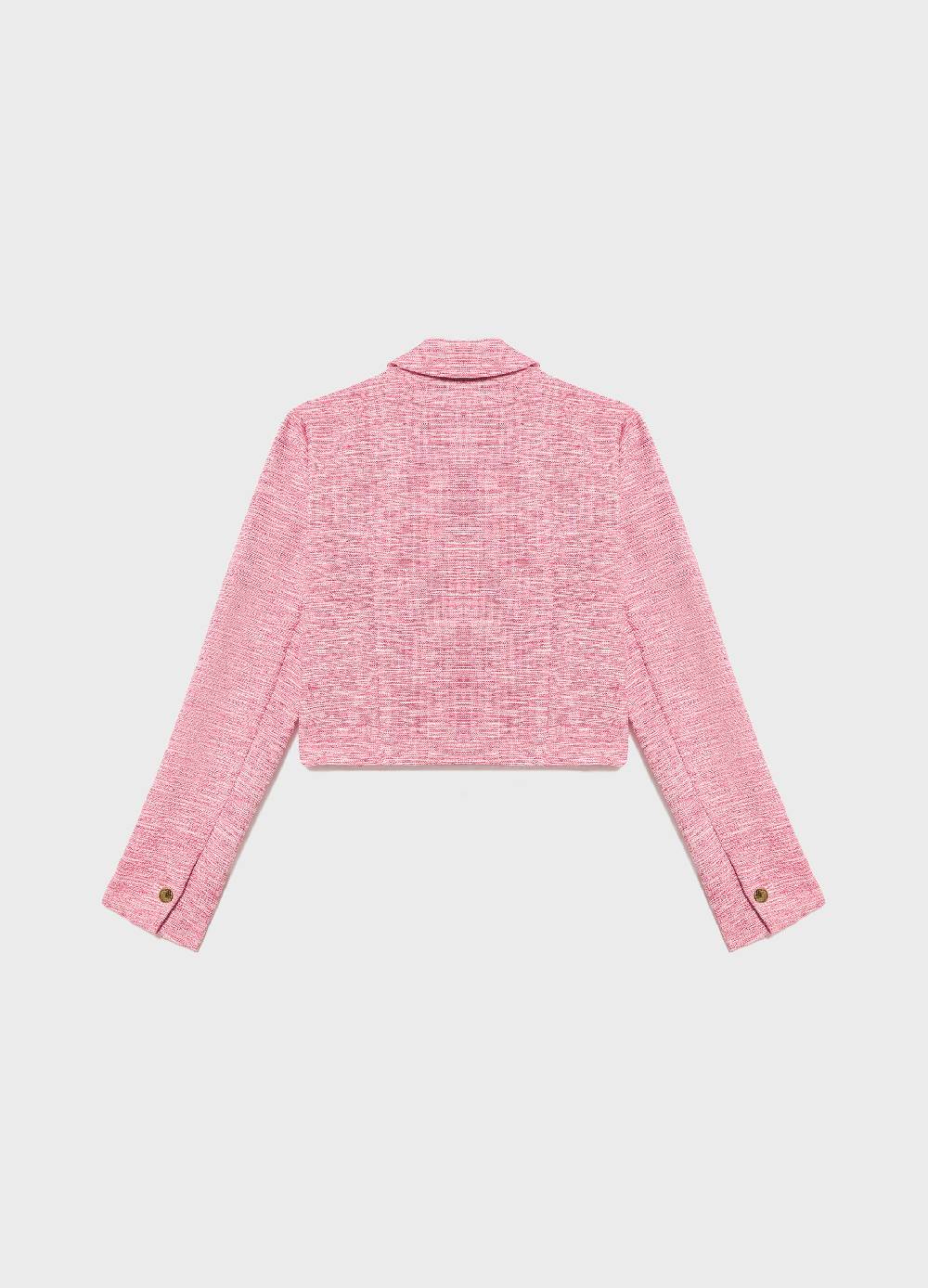 LES COPAINSBlazer cropped effetto tweed I Più Venduti