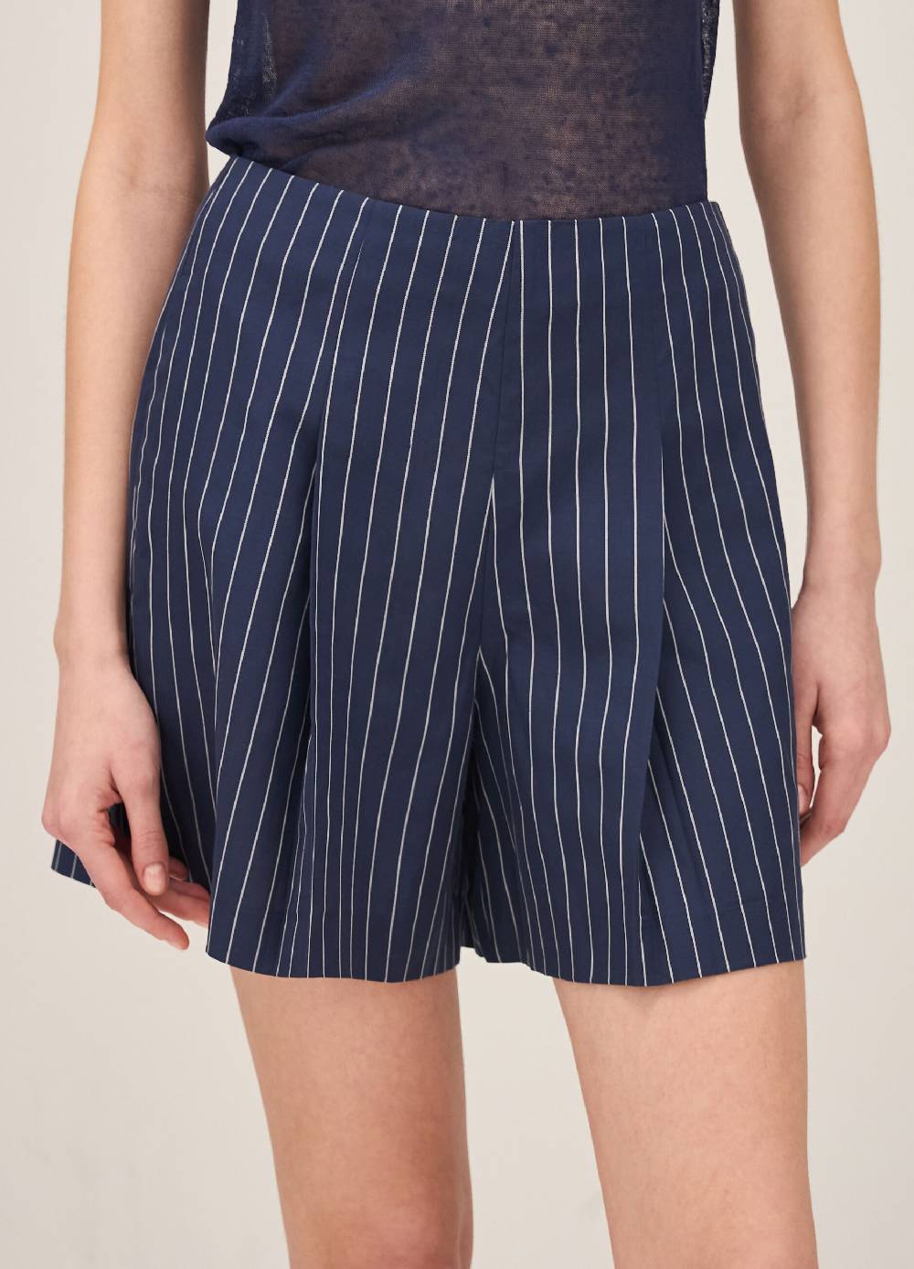 LES COPAINSPantaloni shorts gessati Negozio