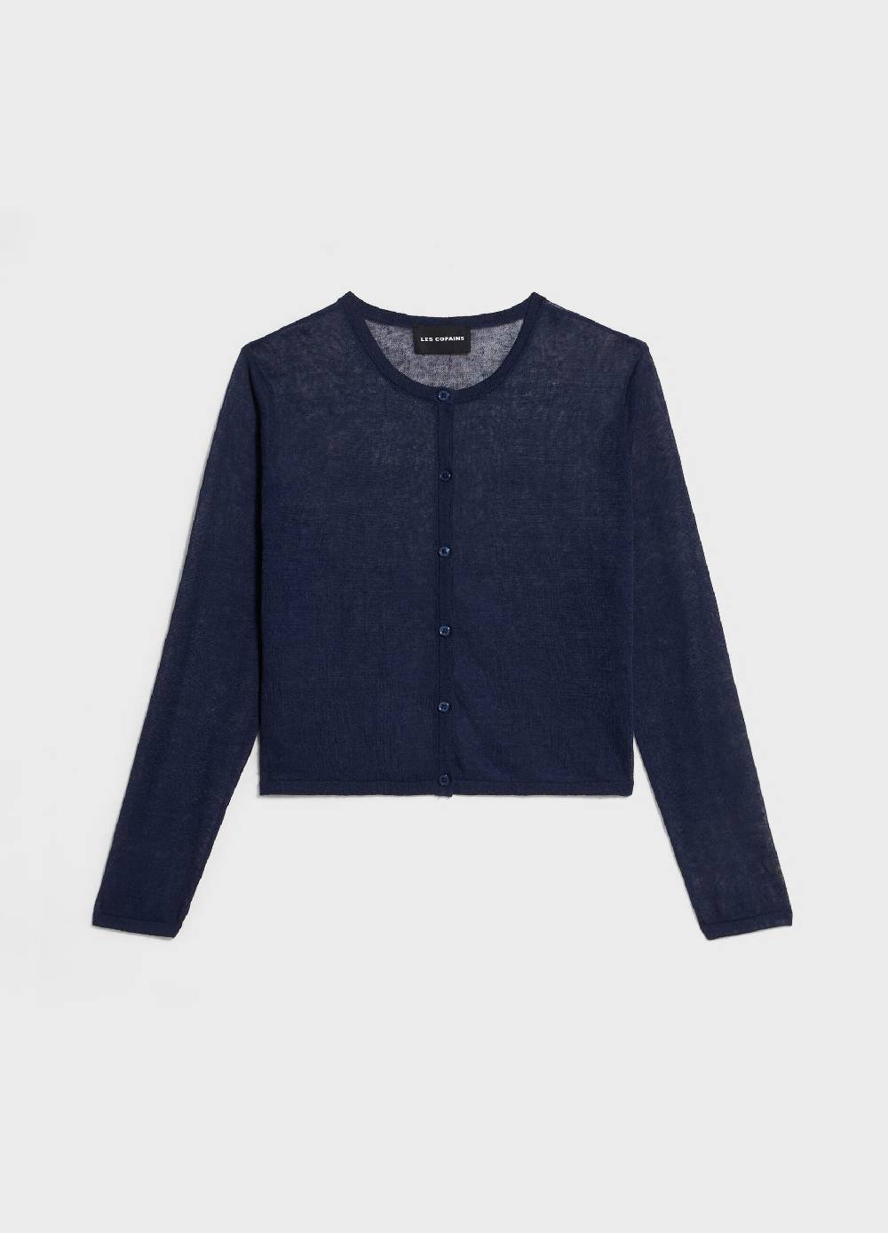 LES COPAINSCardigan tricot in misto lino Moda