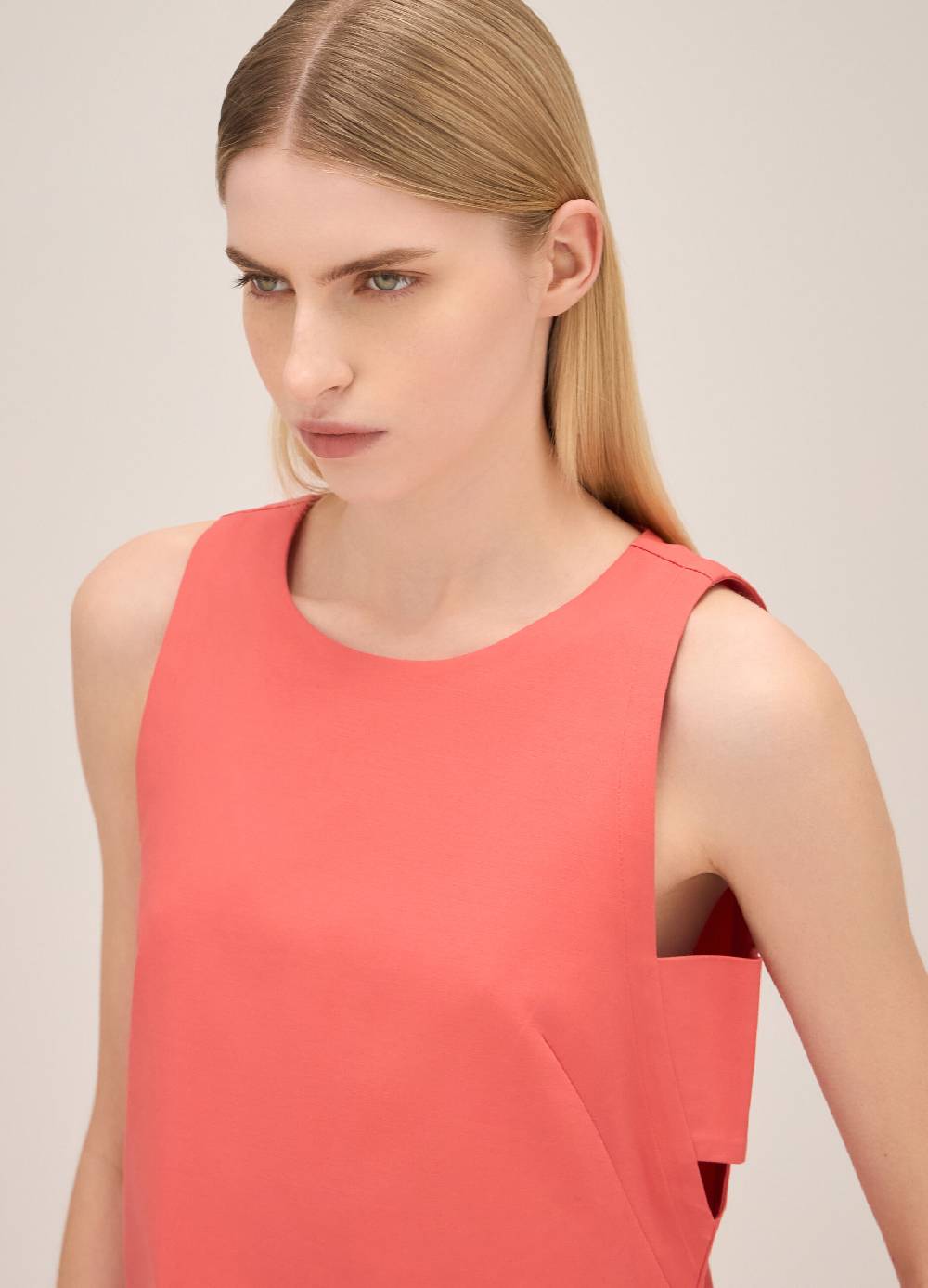 LES COPAINSAbito mini in cotone stretch Italy