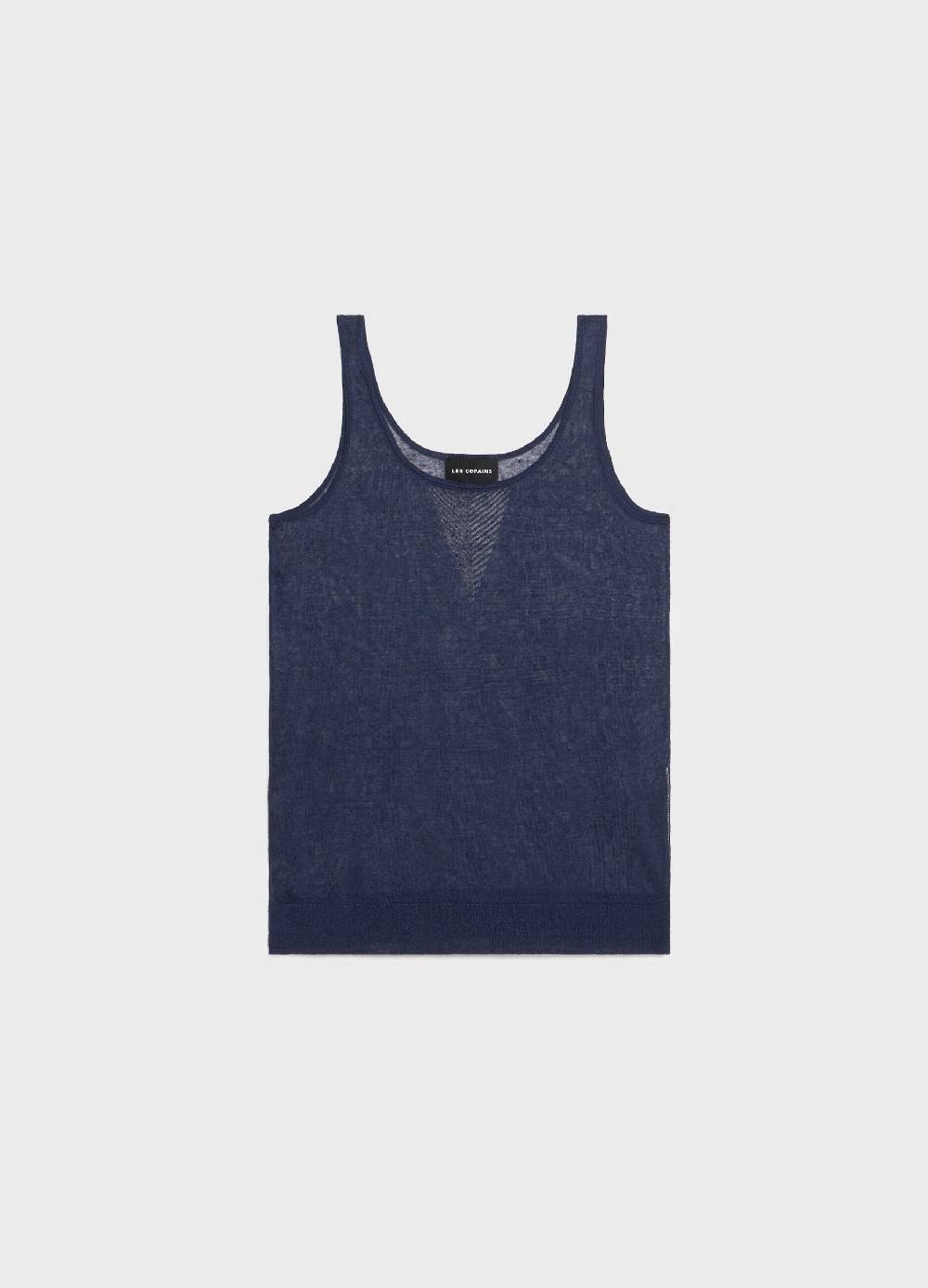 LES COPAINSTank top misto lino 2025