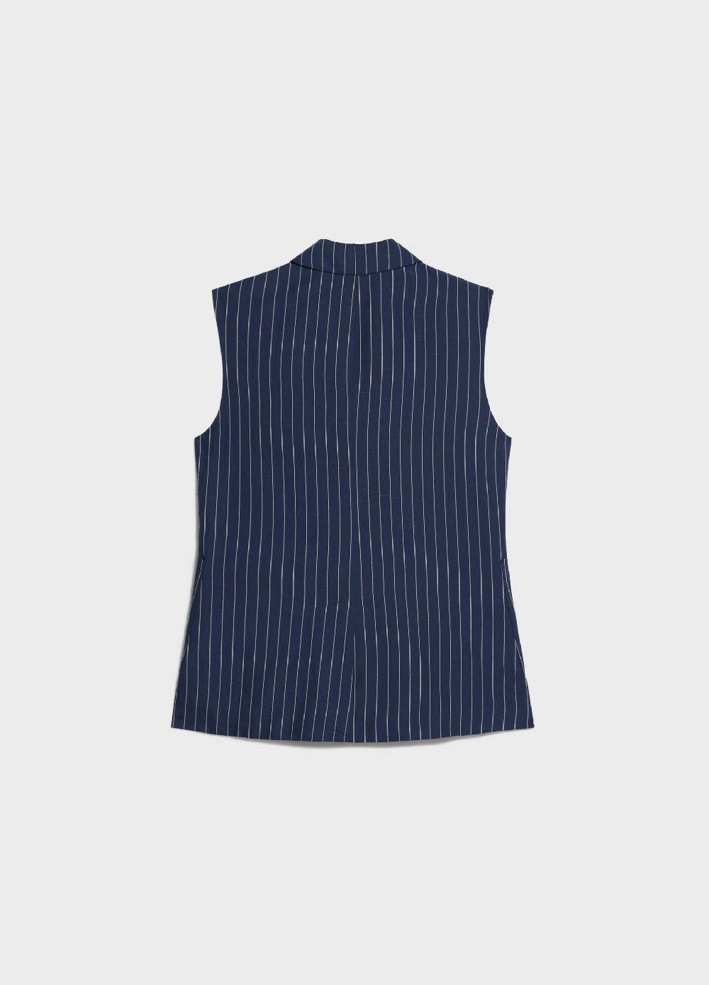 LES COPAINSGilet doppiopetto gessato In Linea
