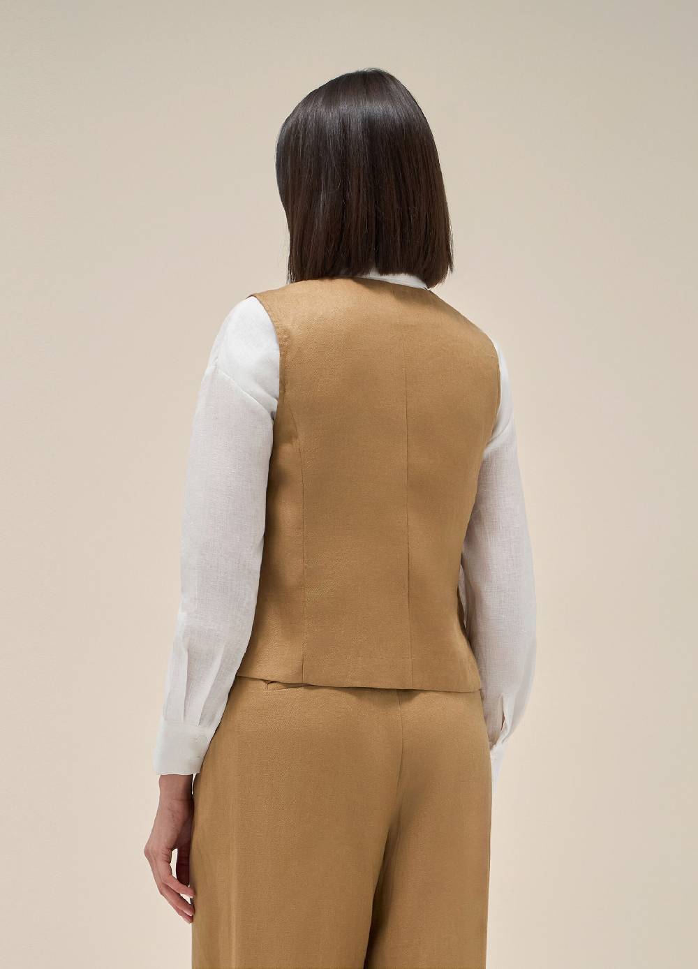 LES COPAINSGilet in puro lino Vendita