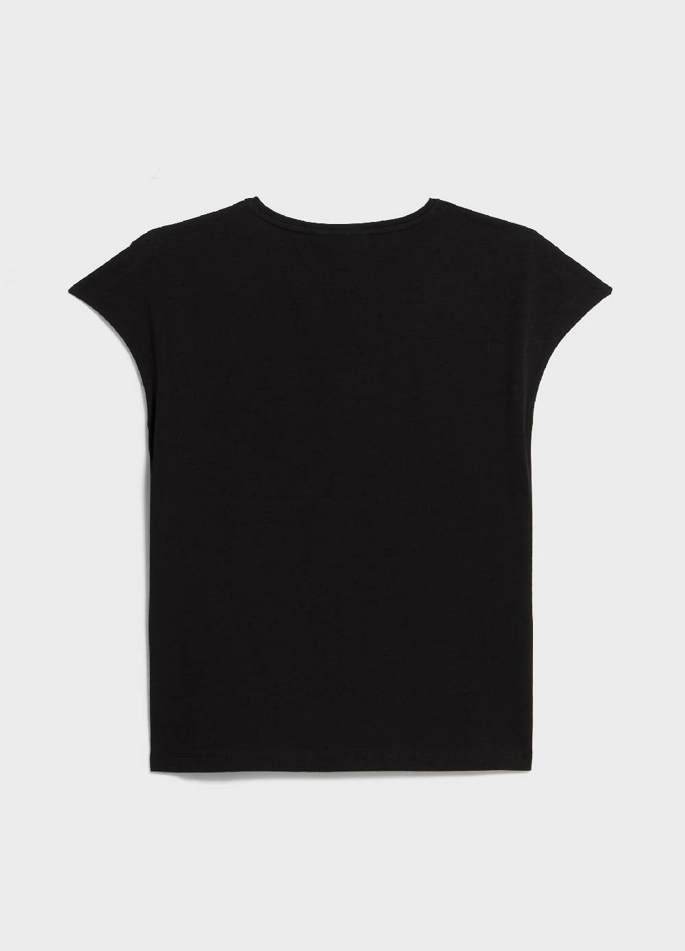 LES COPAINST-shirt in cotone stretch con lettering Soddisfazione Garantita