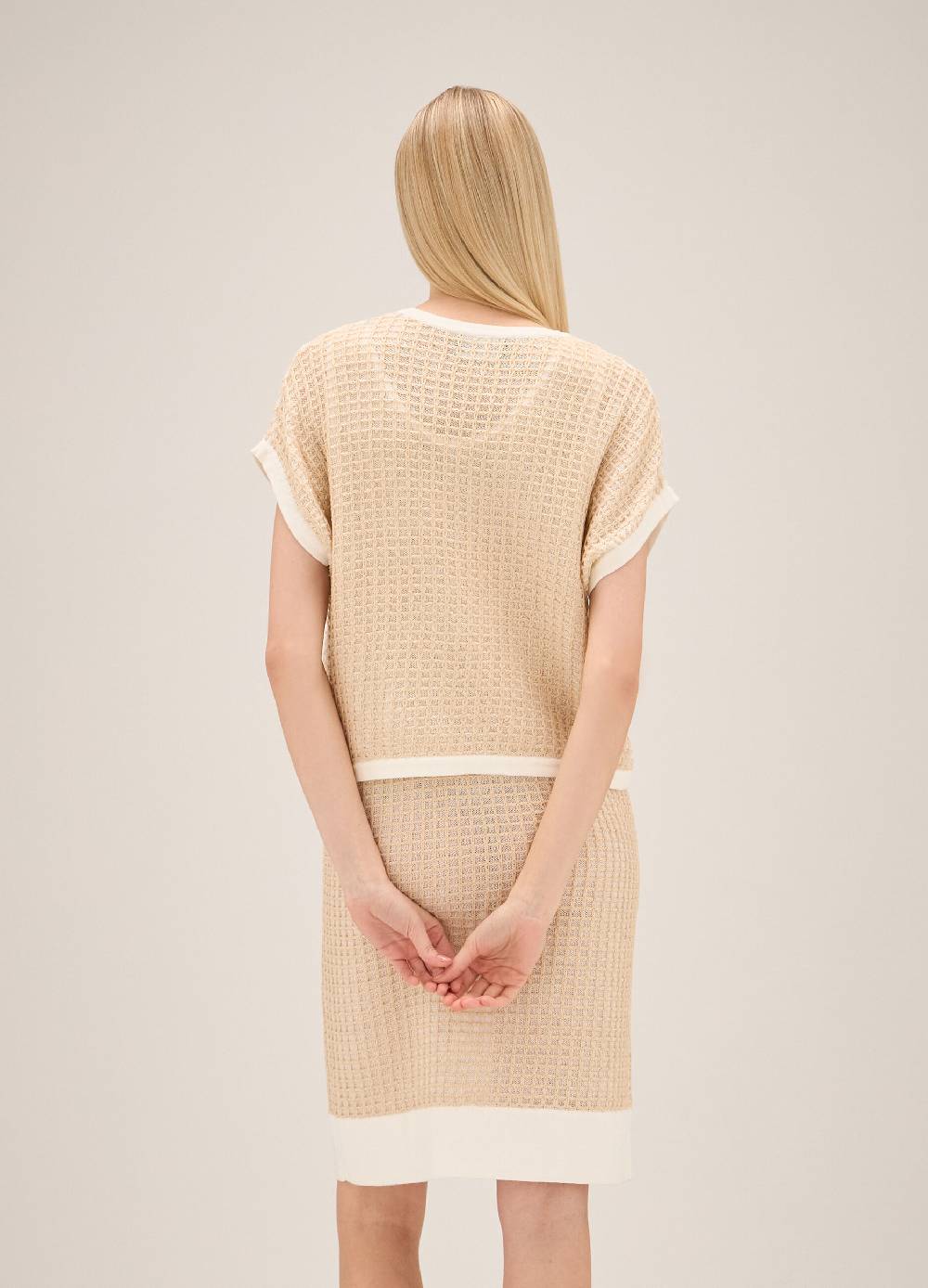 LES COPAINSMaglia tricot a maniche corte Qualità Garantita