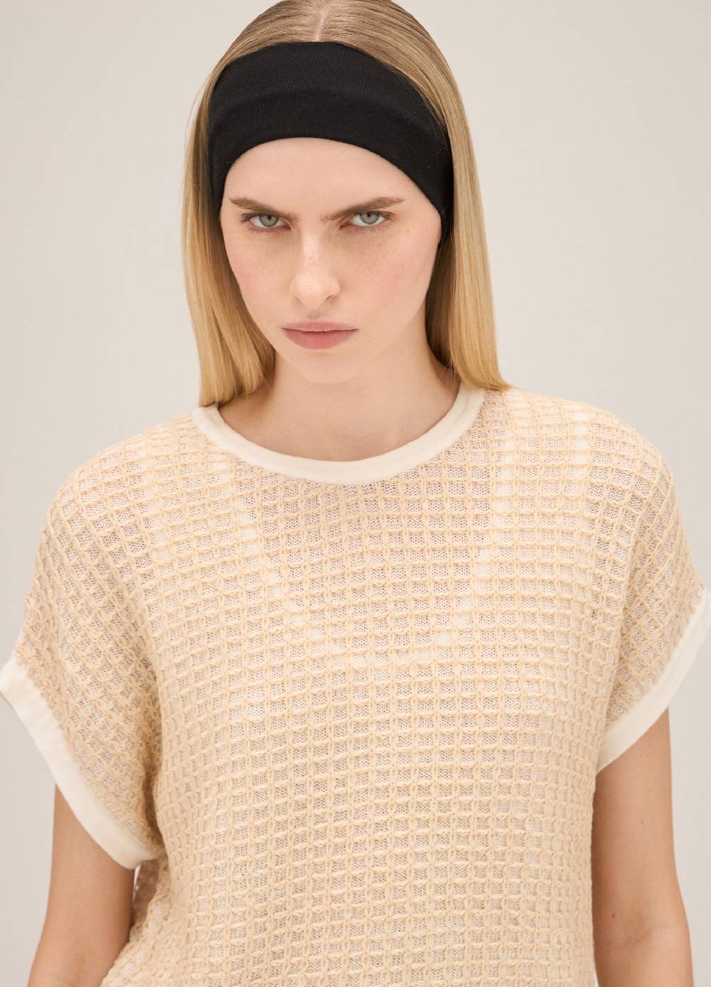 LES COPAINSMaglia tricot a maniche corte Qualità Garantita