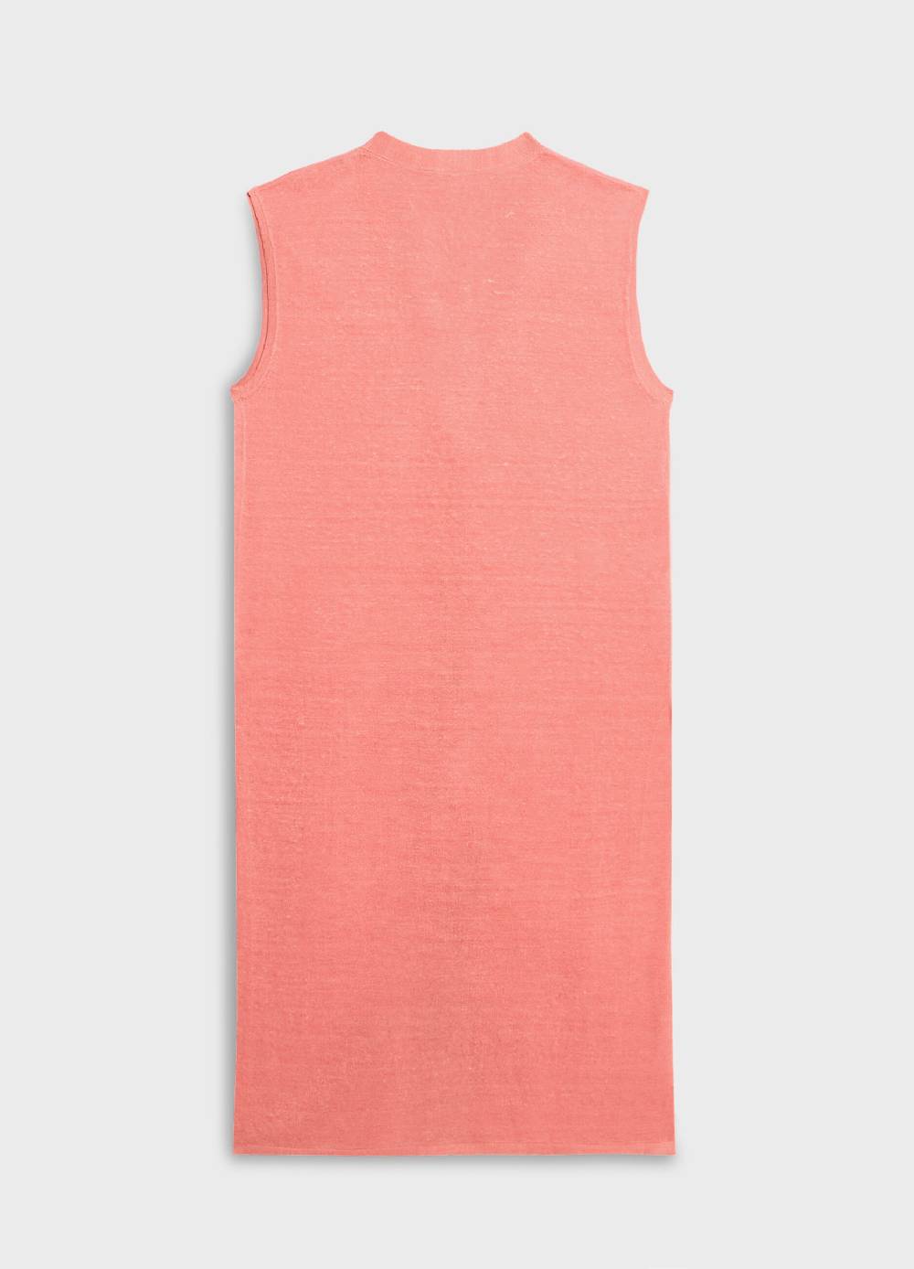 LES COPAINSGilet lungo tricot in misto lino Fino Al -60%