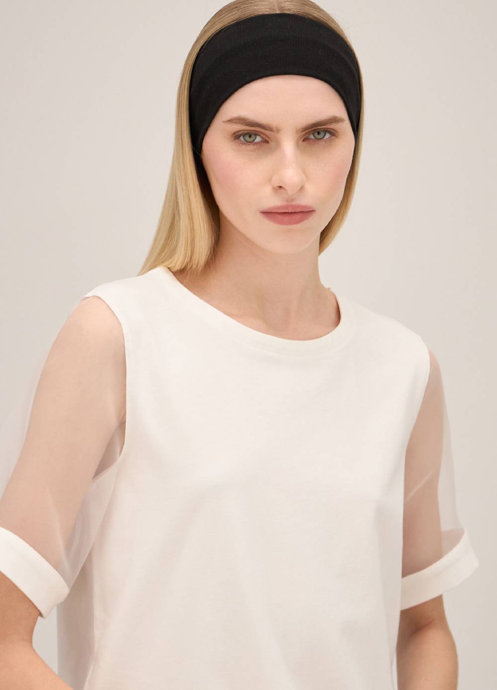 LES COPAINST-shirt in cotone con inserti Novità