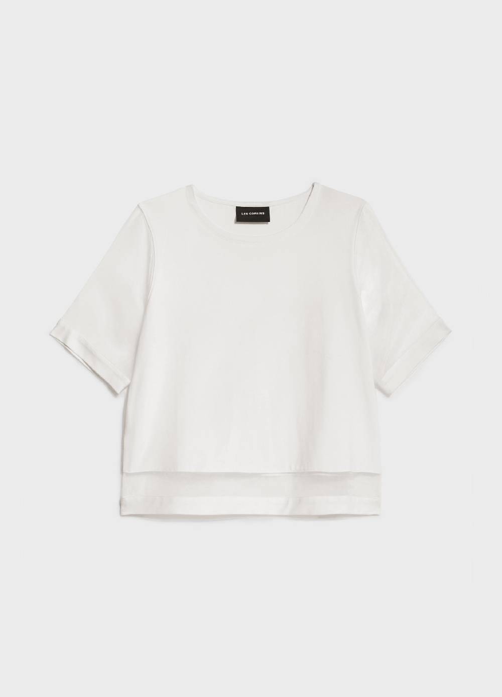 LES COPAINST-shirt in cotone con inserti Novità