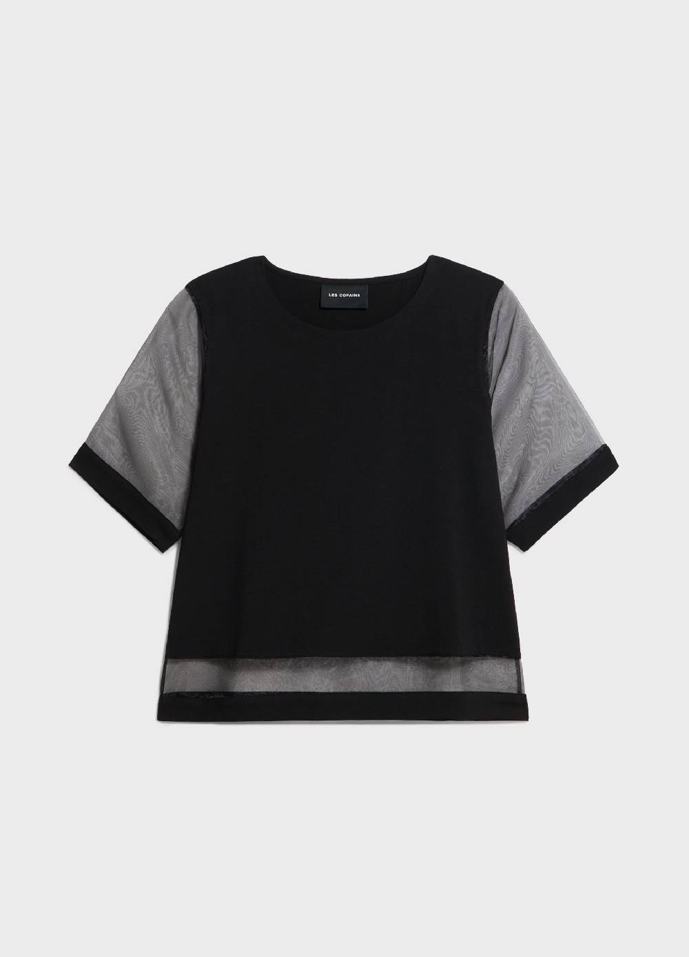 LES COPAINST-shirt in cotone con inserti Online