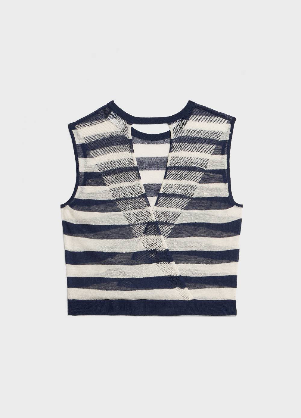 LES COPAINSCanotta tricot in misto lino Vendita Calda