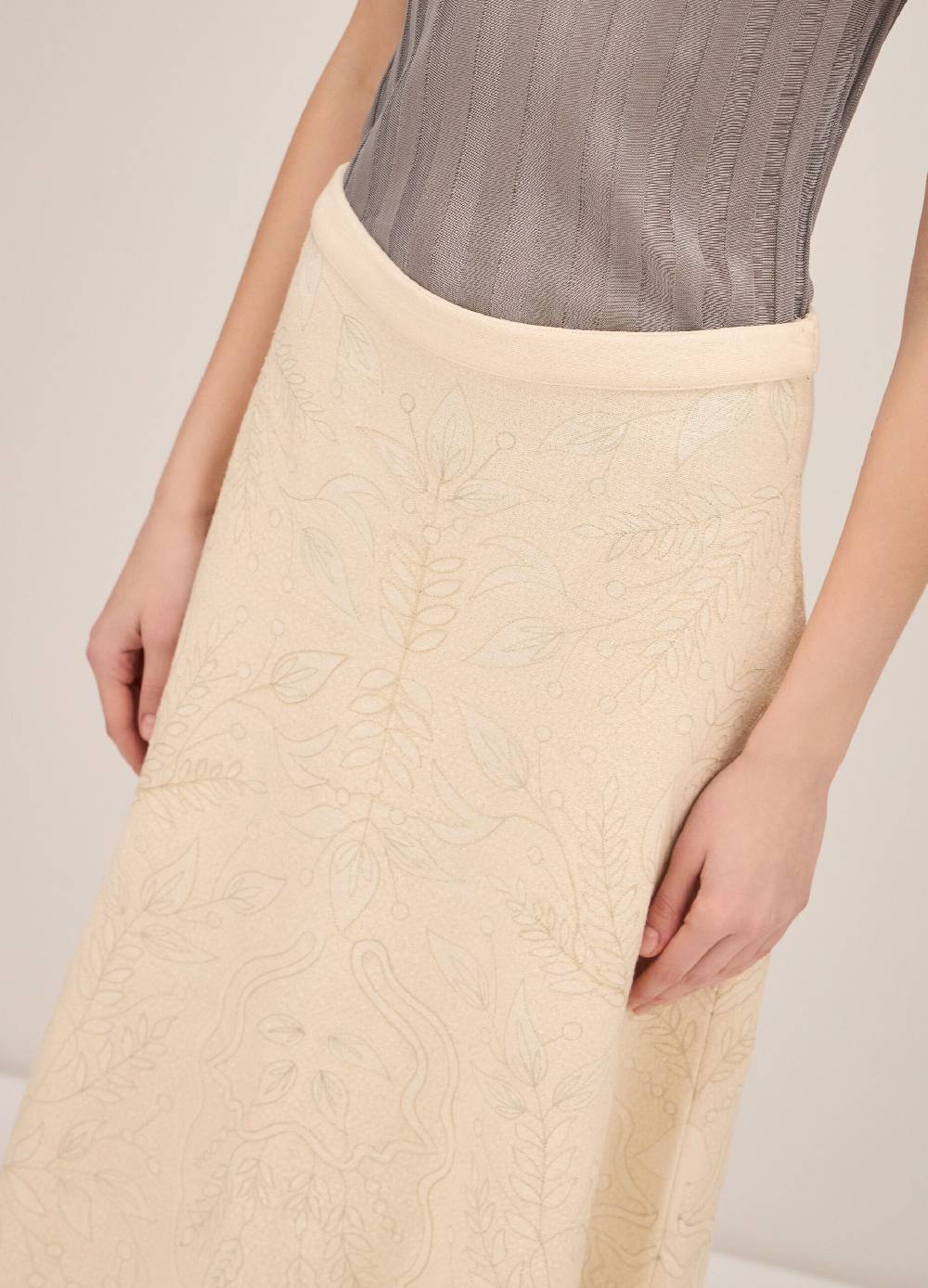 LES COPAINSGonna midi con stampa Saldi Di Fabbrica
