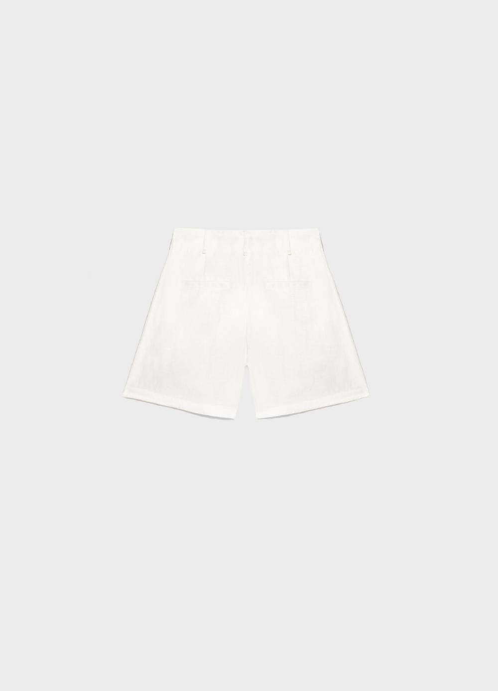 LES COPAINSPantaloni shorts in lino Italy