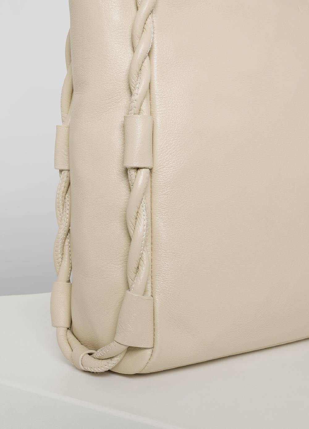 LES COPAINSBorsa a spalla tote bag in vera pelle Consegna Veloce