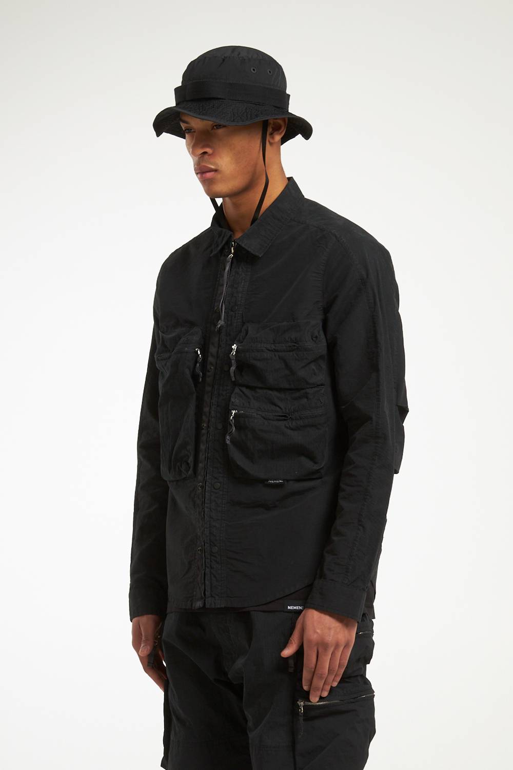 NemeN NMN_E23225/1_111 [TATS ZIPPED PARACHUTE OVERSHIRT] Vendita Economica
