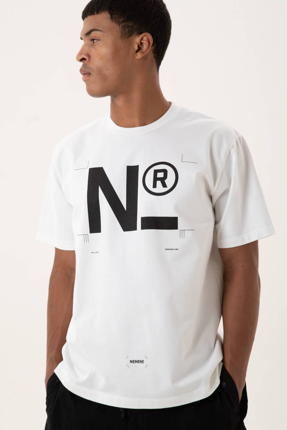 NemeN NMN_E23141T_224 [NEMEN FONT TSHIRT] Nuova