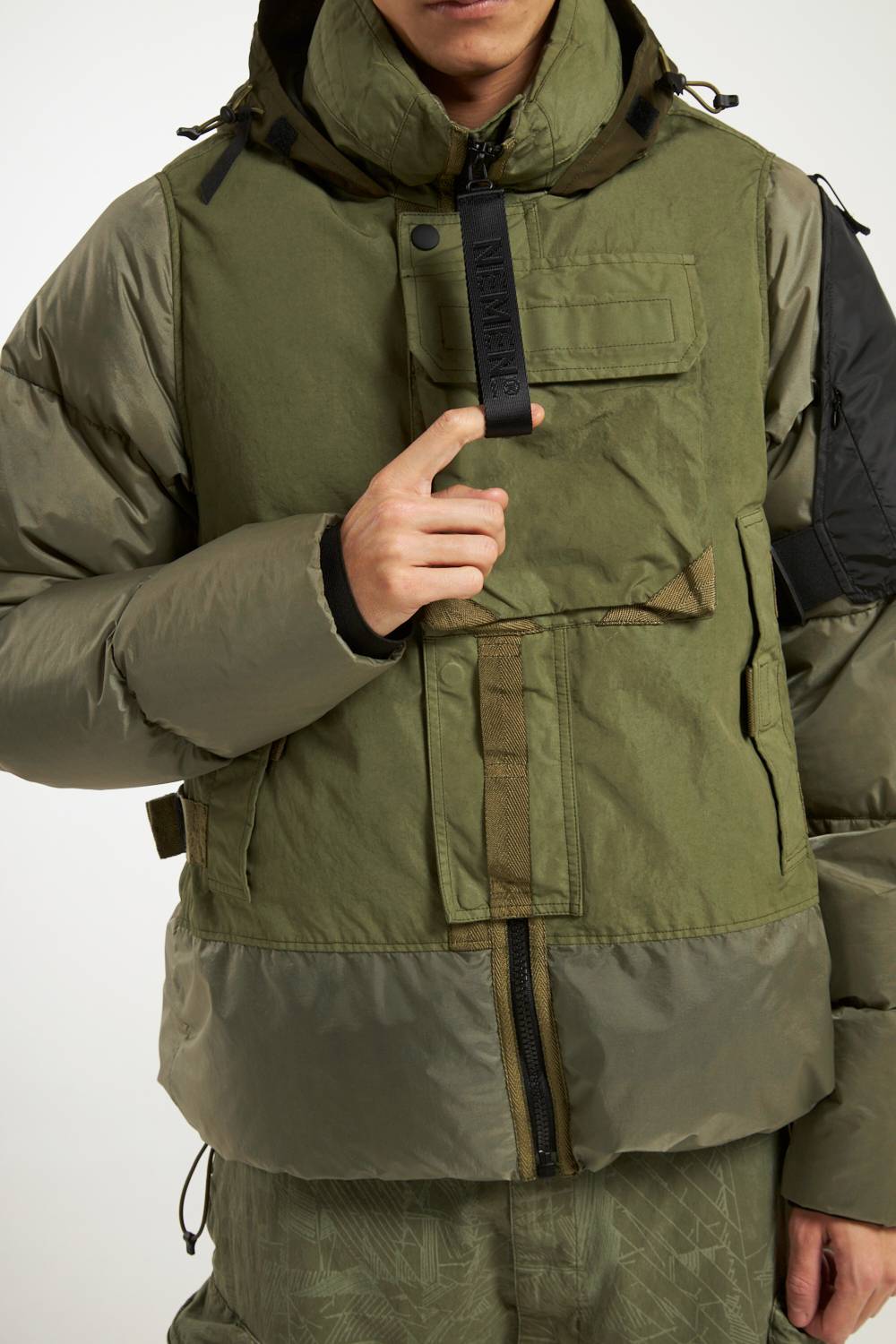 NemeN NMN_I22240_201 [ARMY – MULTIFABRIC DOWN JKT] Italy