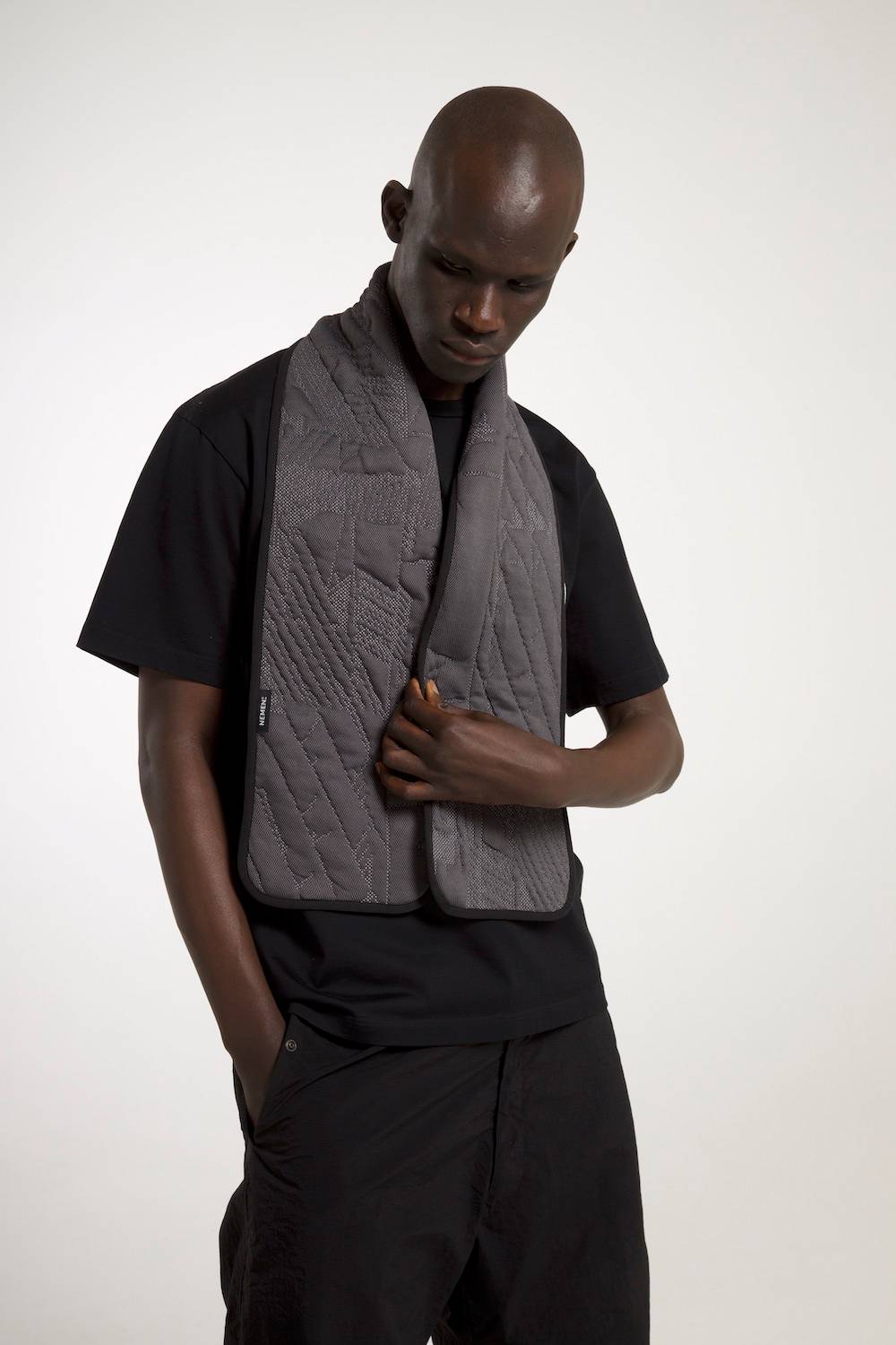 NemeN NMN_I22006AC_170 [HYPERLINES SCARF] Qualità Garantita