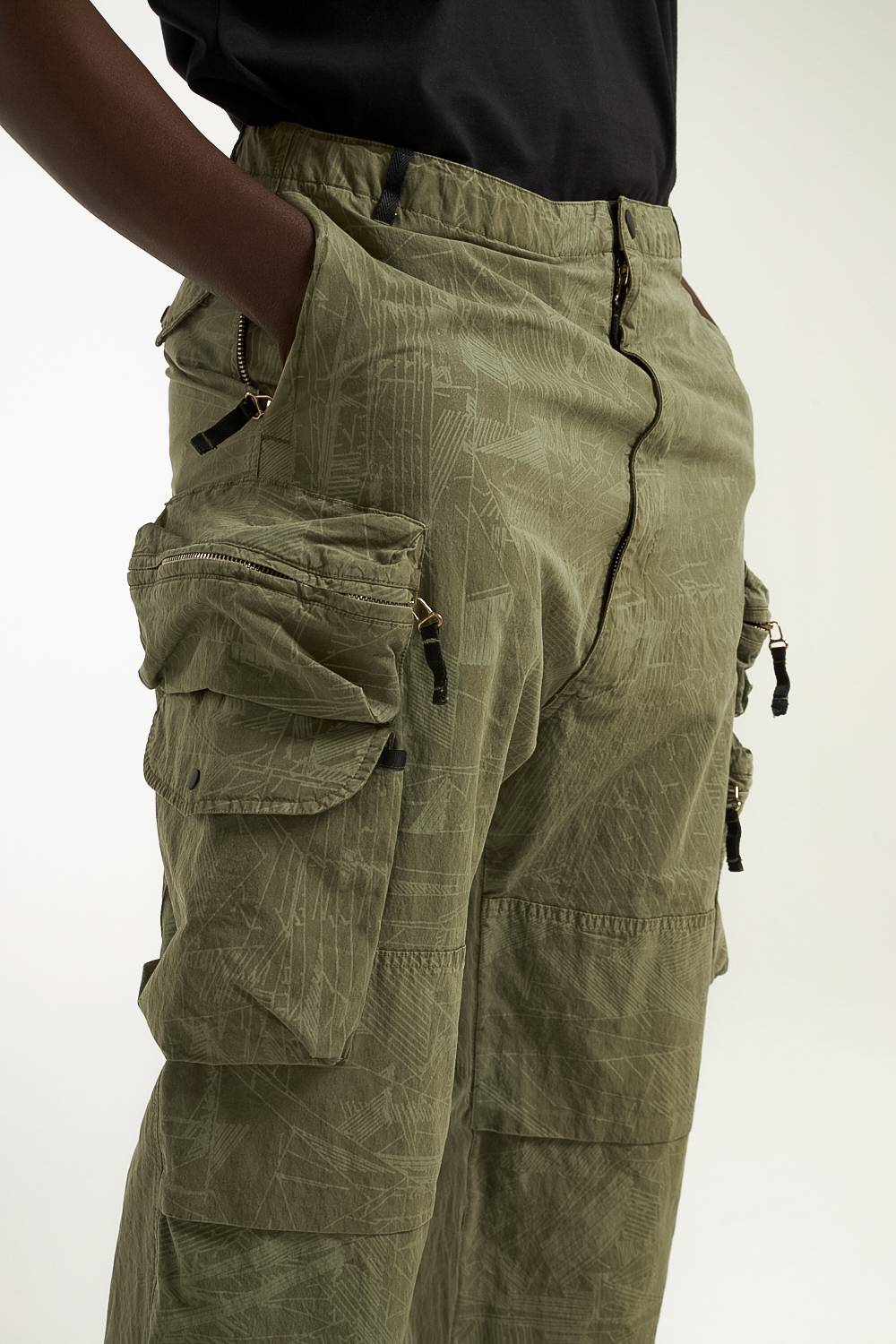 NemeN NMN_I22039P/1_177 [JAVA MULTIPOCKET PARACHUTE PANT] Affare Del Giorno
