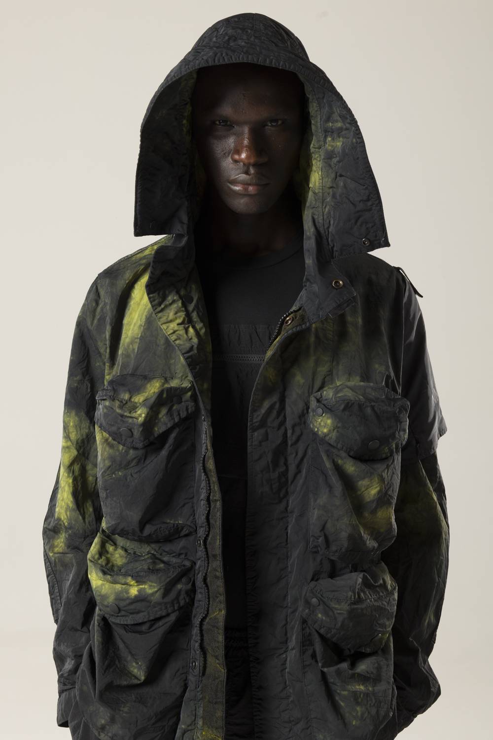 NemeN NMN_E22225_158 [TAPS TIE DYE MULTI-POCKET JKT] Vendite Flash